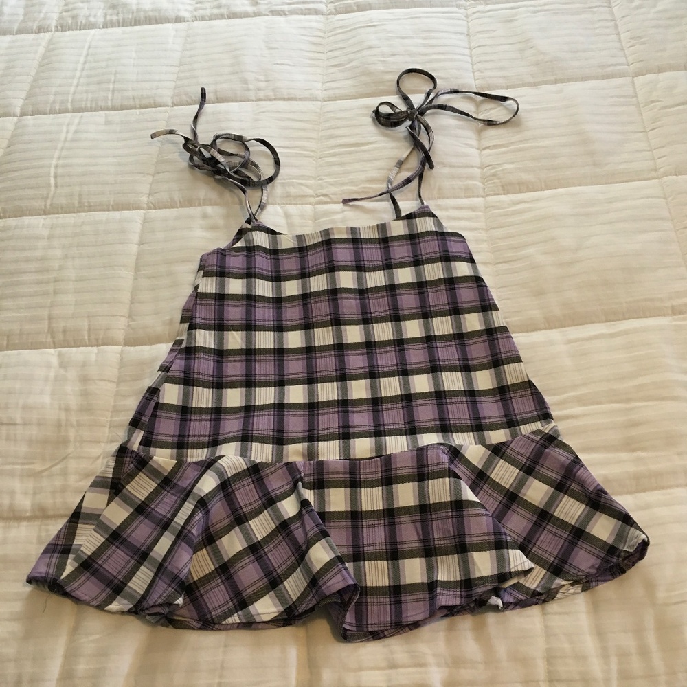 NWT Fashion Nova Plaid Top